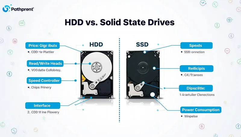 découvrez les différences essentielles entre un ssd et un disque dur hdd : performances, rapidité, fiabilité, coût, capacité de stockage et usages recommandés. trouvez quel support convient le mieux à vos besoins informatiques.