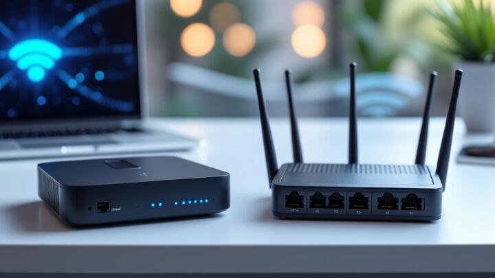 découvrez les différences essentielles entre un routeur et un modem, leurs fonctions spécifiques, et comment ils travaillent ensemble pour connecter votre maison à internet.